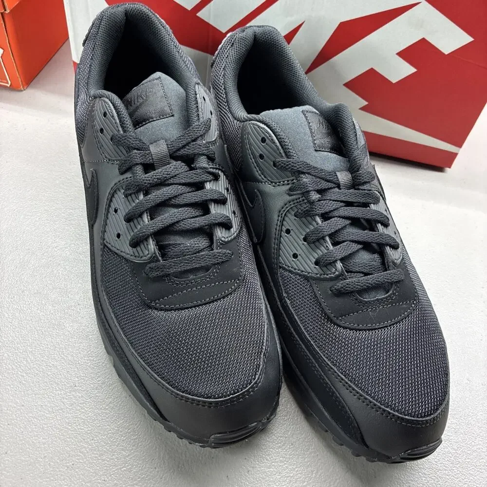 NEW Nike Air Max 90 Recraft Triple Black - Men's Size 14 (CN8490-003) With Box